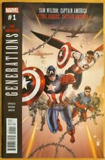 Generations WILSON ROGERS CAPTAIN AMERICA #1a (2017 MARVEL Comics) ~ VF/NM picture
