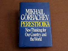 MIKHAIL GORBACHEV SOVIET RUSSIAN LEADER SIGNED AUTO PERESTROIKA 1ST ED BOOK LTR picture