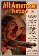 All-American Fiction Feb 1938 Belarski Cover Art; Max Brand Pulp picture