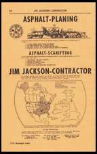 1970 Jim Jackson Asphalt Planing Little Rock AK-Vintage trade photo print ad picture