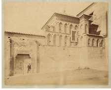 Spain, Toledo, House of Pierre the Cruel Vintage albumen print.  Alb Print picture