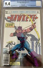 Hawkeye Limited Series #1 CGC 9.4 NM Off White-White Pages Newsstand picture