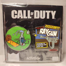 Call Of Duty Zombies Ray Gun & Quick Revive Enamel Pin Set Official Collectibles picture