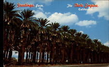 California Greetings from Date Empire palm trees ~ postcard  sku221 picture