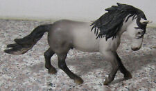 2005 Schleich Germany Horse Grey Gray Black Andalusian Stallion Retired picture