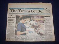 1991 JULY 9 WILKES-BARRE TIMES LEADER - IRAQ COMES CLEAN ABOUT NUCLEAR - NP 8097 picture