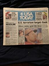 USA Today San Francisco 49ers win 5th Super Bowl Steve Young January 1995 picture