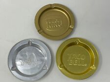 Vintage Fast Food Ashtray Lot, McDonald’s, Burger King, Taco Bell 1980s picture