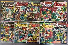Lot of 10 Avengers Comics, Issues 123, 127 - 135, Keys picture
