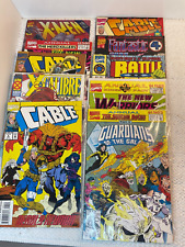 Lot of 10 Comic Books Guardians X-Men Warriors Battle Tide Fantastic Cable X-Cal picture