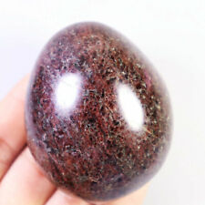 209g Natural Beauty Rare Red Garnet Quartz Crystal Palm Stone Mineral Specimens picture