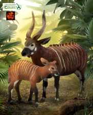 Bongo Antelope and Calf African Wildlife Toy Model Figures by CollectA New picture