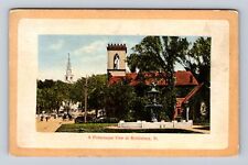 Middlebury VT-Vermont, A Scenic View, Antique, Vintage Souvenir Postcard picture