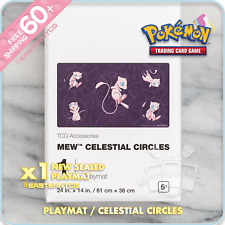 PLAYMAT / Mew Celestial Circles  – Pokemon Trading Card Game – New Sealed 🇺🇸 picture