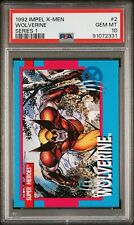 1992 Impel X-Men Series 1 Wolverine #2 PSA 10 Jim Lee Artwork picture