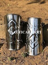 Arm Bracers Medieval Times Fantasy Warrior Cosplay Larp Armor Costume picture