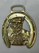 Vintage Brass Horse Medallion Jamaica Inn Pirate picture