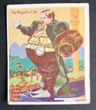 Very rare 1939  Barratts sweets trade card WIZARD OF OZ - Mayor of Munchkin Land picture