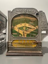 1930s Atlas Indicator Works 1c Penny Countertop Coin Op Baseball Arcade Game picture