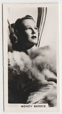 Wendy Barrie 1938 Carreras Film Stars Tobacco Card 2nd Series #5 picture