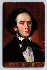 Portrait Felix Mendelssohn German Composer BKWI Postcard picture