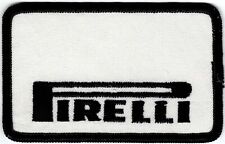 Pirelli Tires Black Embroidered Car Patch *Vintage* #552 picture