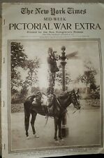 1914 Pictorial of European War WW1 NY Times Mid Week Oct 15 - Nov 26 picture