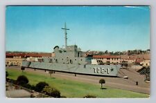 USS Recruit TDE-1, Ship, Transportation, Antique, Vintage c1958 Postcard picture