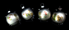 4 Vintage 1975  Little Miracles Hallmark Tree Trimmer Collection Glass Ornaments picture
