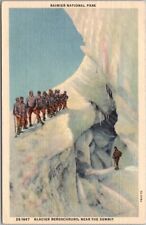 1940s MOUNT RAINIER Wash. LINEN Postcard 
