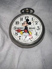 Vintage 1970's Bradley Mickey Mouse Wind up Pocket Watch WORKS picture