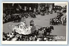 Huron South Dakota SD Postcard RPPC Photo July 4th Parade Y W C A Girl 1921 picture