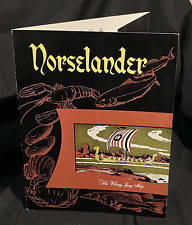 1950's Seattle WA NORSELANDER Seafood Extraordinary Restaurant Viking Long Ship picture