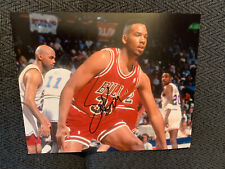 Stacey King signed 8 X 10 Photo Autographed Basketball Chicago Bulls Oklahoma picture