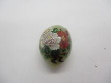 Small Handpainted Stone Egg, Flowers, Bird,  Etc picture