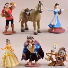 Lot of 6 pcs Disney BEAUTY AND THE BEAST Figure Play Set Collection Brand New picture