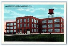 c1930's Barnes Shoe Company Building Water Tower Centralia Illinois IL Postcard picture