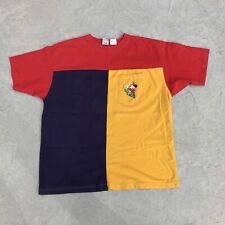 The Disney Store Mickey Mouse Mariner Color Block Pocket Tshirt Mens Size Large picture