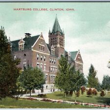 c1910s Clinton Iowa Wartburg College Building Hall University School Campus A200 picture