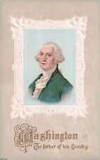George Washington Father of His Country Postcard D12 picture
