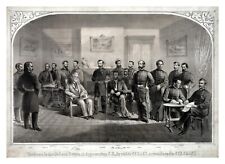 ROBERT E. LEE SURRENDERING TO ULYSSES S. GRANT CIVIL WAR 5X7 PHOTO picture