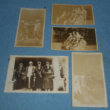 1920s Sorensen Family Photos Ladies Men In Nature On Bench At Home On Rocks OR? picture