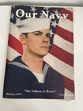 OUR NAVY MAGAZINE,MID-JUNE 1943 ISSUE The Uniform NAVAL RATES POW List picture