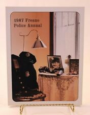 VTG 1987 Fresno California Police Annual Cop Magazine Year Book Yearbook Booklet picture