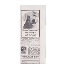 1941 Print Ad National Biscuit Company Milk-Bone Puppy Dog  Round Out Diet picture