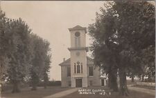 Baptist Church Marlton New Jersey 1911 RPPC Photo Postcard picture