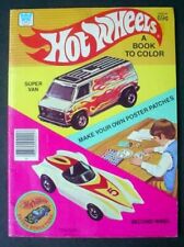 Vintage 1978 Mattel Hot wheels Coloring Book 60 pages Poison Pinto Prowler Baron picture