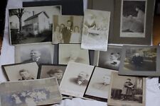 LOT OF ID'D REAL PHOTOS & POSTCARD CABINET CARDS  M.D. NEW YORK picture
