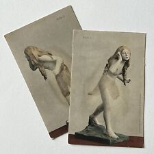 Antique Postcard Echo Statue Painted On Pants Censorship German picture
