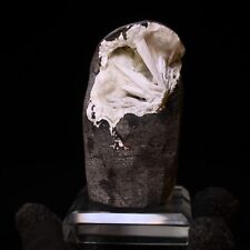 Scolecite Geode Crystal Gemstone Spray, weight. 235 gram Size. 4x4x9 cm Elegant  picture